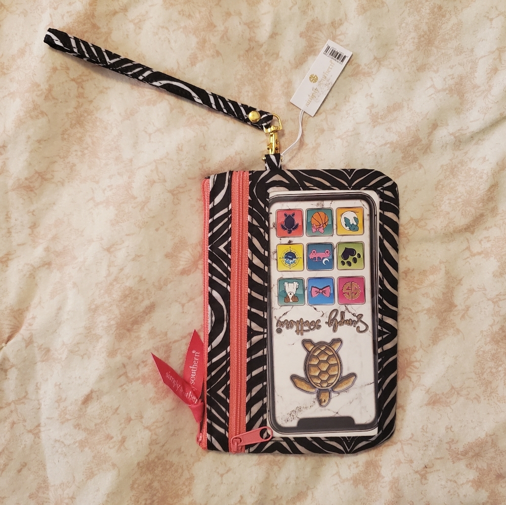 NWT Simply Southern Cell Phone wristlet